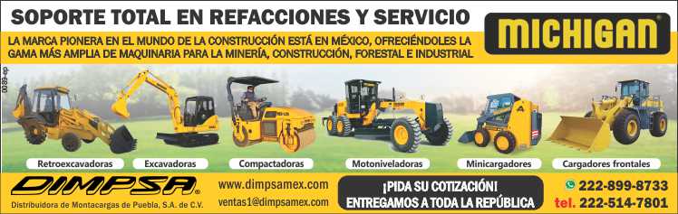 Retroexcavadoras, Excavadoras, Compactadoras, Motoniveladoras, Minicargadores, Cargadores Frontales. Maquinaria para Mineria, Construccion, Forestal e Industrial. Entregamos a toda la Republica.