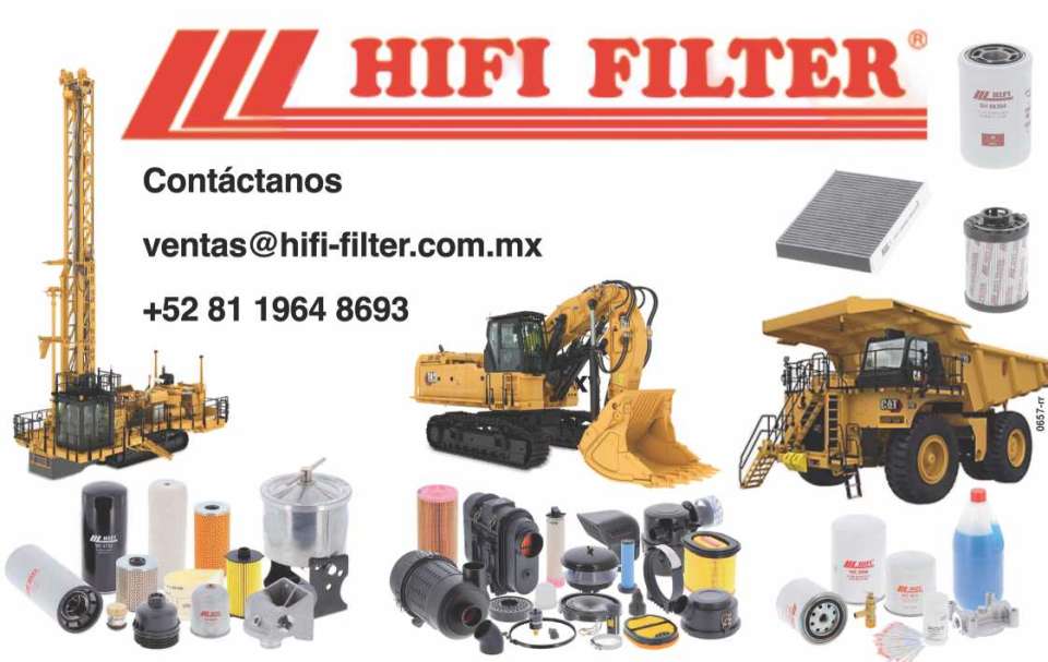 Equipos de Filtracion, Filtros, Filtros de Aire, Filtros de aire para Mineria, Refacciones para Maquinaria Pesada, Repuestos.