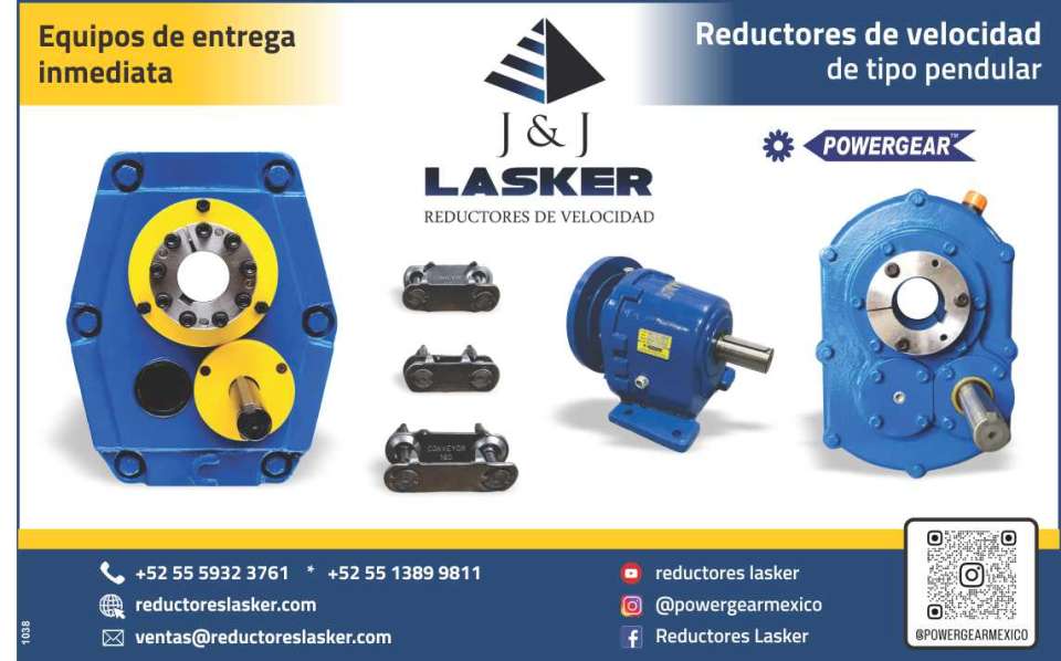 Reductores de Velocidad tipo pendular. Equipos de entrega inmediata! POWERGEAR