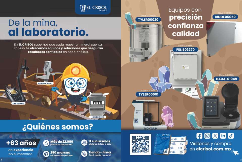 De la mina al laboratorio!! En El Crisol sabemos que cada muestra mineral cuenta. Por eso, te ofrecemos soluciones que aseguran resultados confiables en cada analisis