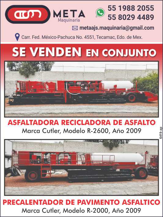 ASPHALT Asphalt Recycler, Cutler brand, Model R-2600, Year 2009. Asphalt Pavement PREHEATER, Cutler brand, Model R-2000, Year 2009. SOLD AS A SET ASPHALT Asphalt Recycler, Cutler brand, Model R-2600, Year 2009. Asphalt Pavement PREHEATER, Cutler brand, Model R-2000, Year 2009. SOLD AS A SET