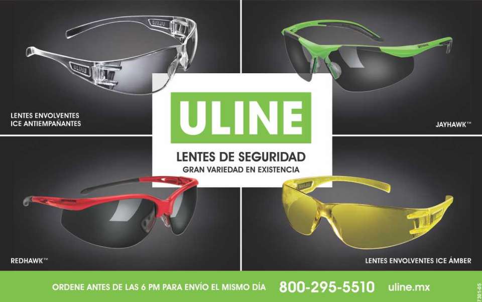 Uline - Lentes de Seguridad. Gran Variedad en Existencia. Ordene antes de las 6pm para envio el mismo dia. Uline - Lentes de Seguridad. Gran Variedad en Existencia. Ordene antes de las 6pm para envio el mismo dia.