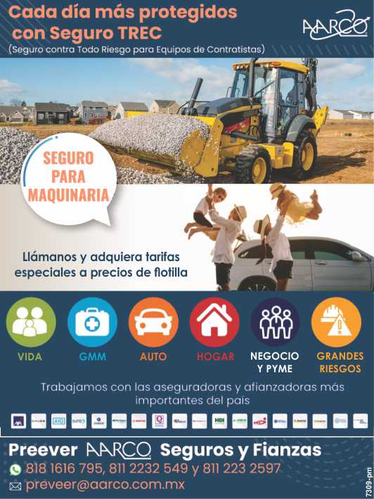 Machinery Insurance, every day more protected with TREC insurance. Call us and get special rates at Flotilla prices. Machinery Insurance, every day more protected with TREC insurance. Call us and get special rates at Flotilla prices.
