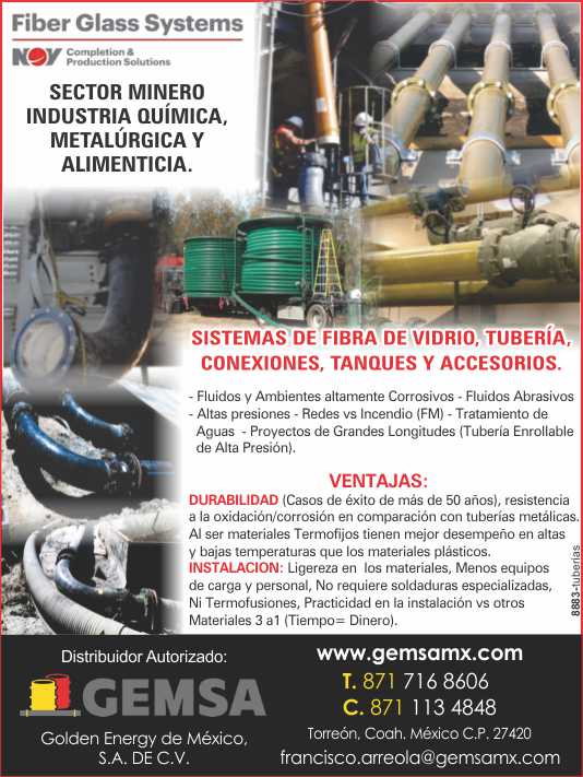 Fiberglass Systems, Pipes, Fittings, Tanks and Accessories. Highly Corrosive Fluids and Environments - Abrasive Fluids. High Pressures - Fire Fighting Networks (FM). Water Treatment. Fiberglass Systems, Pipes, Fittings, Tanks and Accessories. Highly Corrosive Fluids and Environments - Abrasive Fluids. High Pressures - Fire Fighting Networks (FM). Water Treatment.